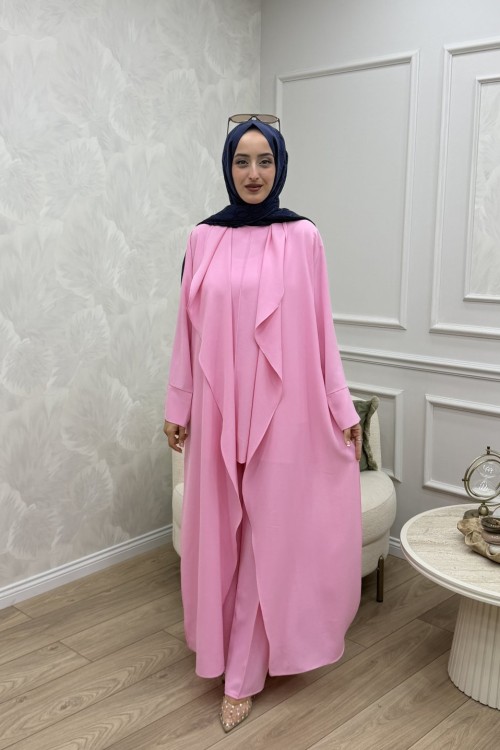 Nora 3 Lü Takım Pembe Pembe