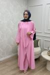 Nora 3 Lü Takım Pembe Pembe