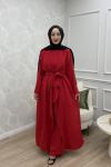 Nora 3 Lü Takım Kırmızı Kırmızı