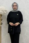 Pelin Takım Siyah Siyah