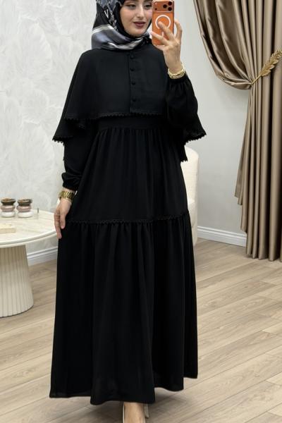 Peri Elbise Siyah Siyah