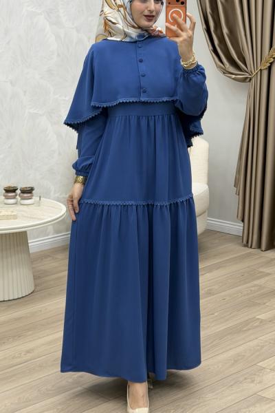 Peri Elbise İndigo indigo mavi