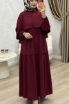 Peri Elbise Bordo Bordo