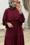 Peri Elbise Bordo Bordo