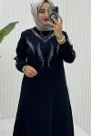 Pırıl Elbise Lacivert Lacivert