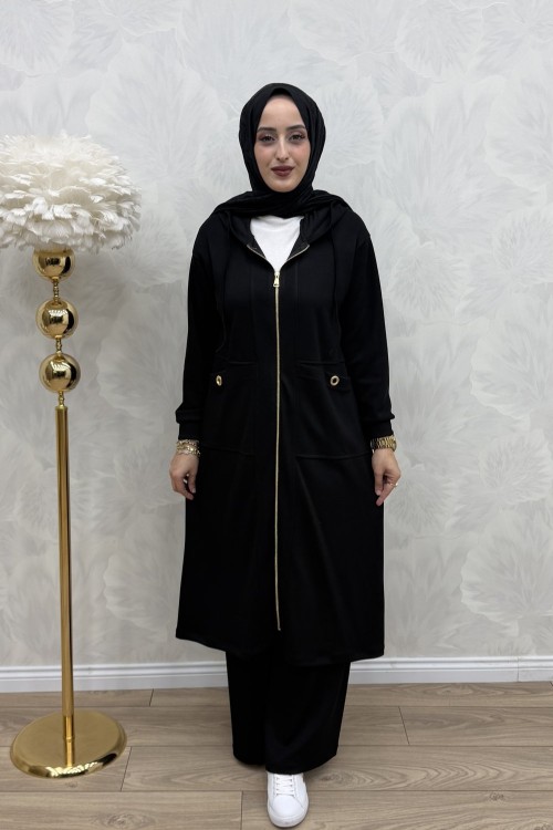 Reyhan Takım Siyah Siyah