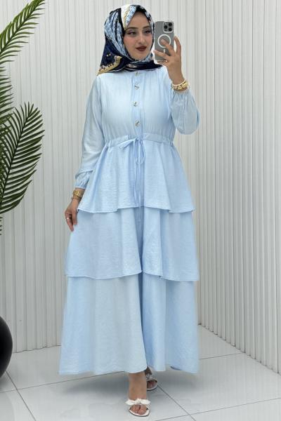 Şevval Elbise Bebe Mavisi Bebe Mavisi