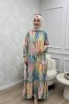 Sümbül Elbise Yeşil Yeşil