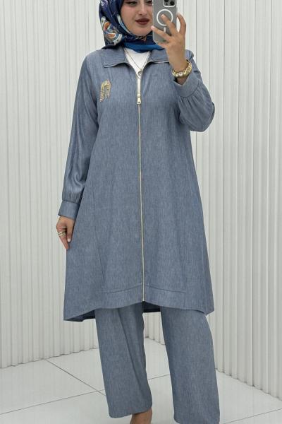 Tuana Takım İndigo indigo mavi