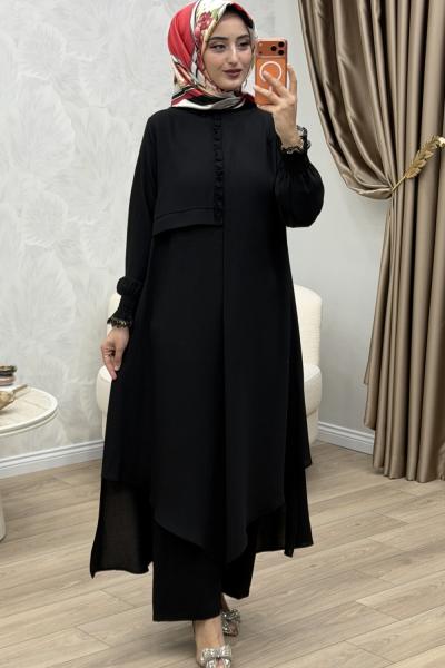 Tülin Takım Siyah Siyah