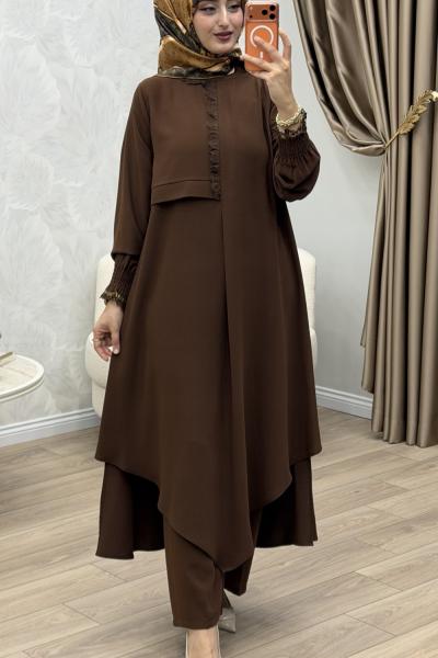 Tülin Takım Kahverengi Kahverengi