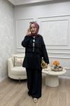 Yonca Takım Siyah Siyah