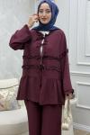 Yonca Takım Bordo Bordo