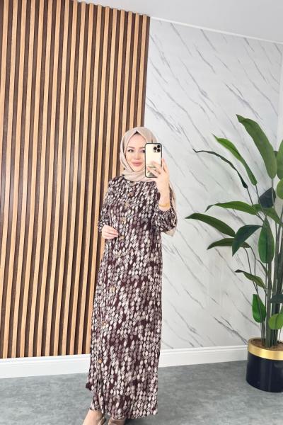 Nilay Pamuklu Viskon Elbise