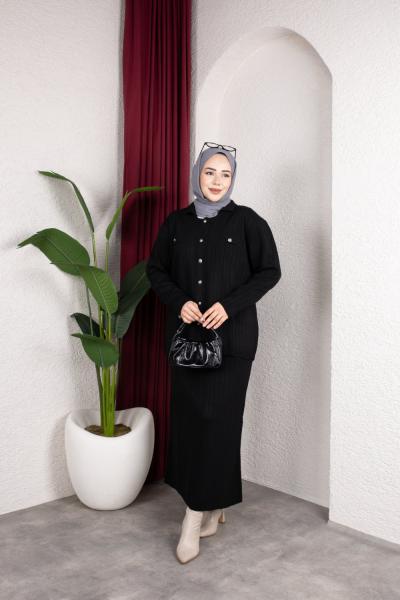 Sare Etekli Triko Takım