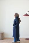 HENNA TRENÇKOT LACİVERT