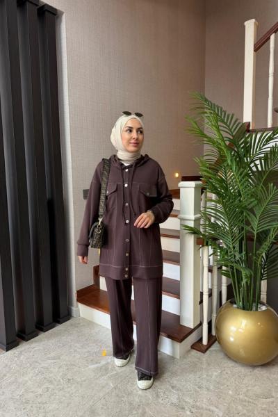 Pienna Takım Kahverengi