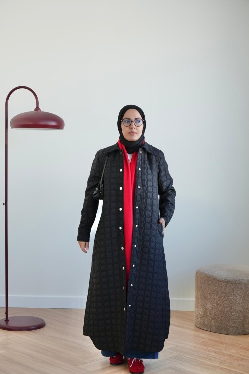 ROSEL KAPİTONE MONT SİYAH