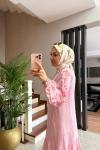 Sahara Elbise Pembe