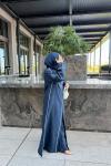 Sera Abaya Takım Lacivert