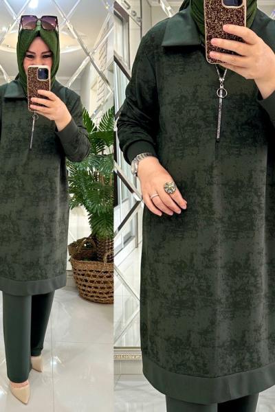 Ezgi takım oyşo kumaş haki Haki