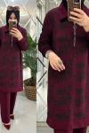 Ezgi takım oyşo kumaş bordo Bordo