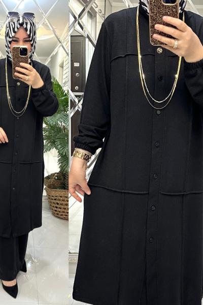 Gülfen takım yumoş triko siyah  Siyah