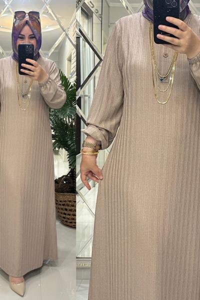 Hira elbise merserize bürümcük kumaş bej Bej