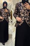 Kumru elbise ceketli tek parça siyah  Siyah