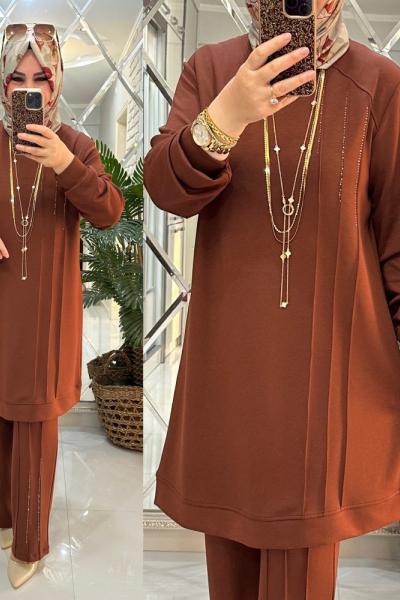 Özge takım oyşo kumaş tarçın Tarçın