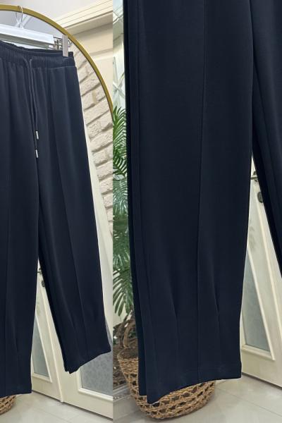 Paçası pensli oysho pantolon siyah  Siyah