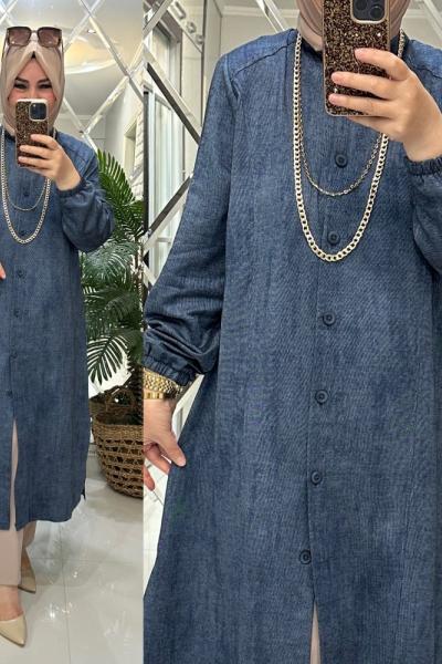 Vela gömlek belmando kumaş mavi Mavi