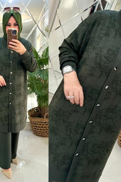 Yaren takım oyşo kumaş haki Haki