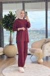5715 Kübra Takım Bordo