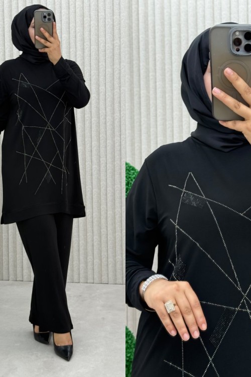 3987 Sanat Takım siyah /gümüş