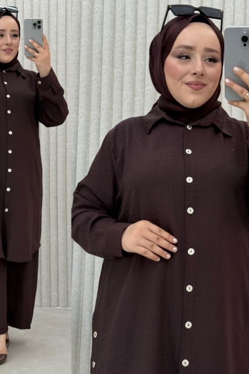 Çiko pantolonlu takım