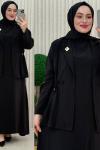 Gülsüm ceketli Elbise takım