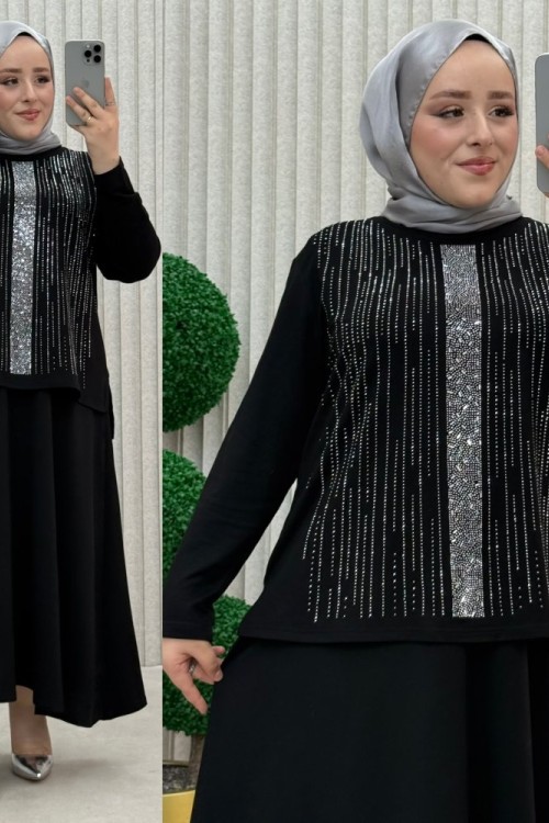 Işıl etekli takım