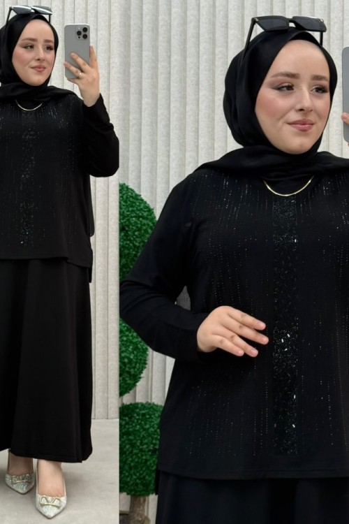 Işıl etekli takım