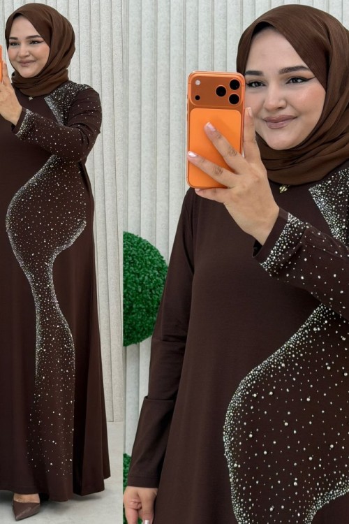 Nora Taş İşlemeli Elbise