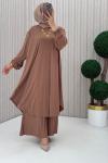 Suzan Piliseli Pantolonlu Takım