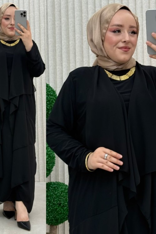 Zerrin 3lü Pantolonlu Takım