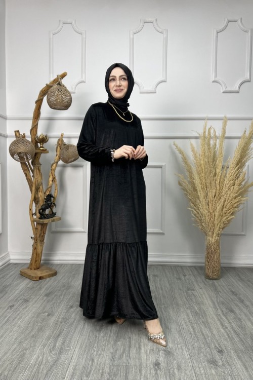 Beyza Kadife Elbise