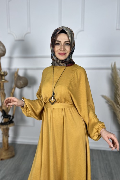 Dora Saten Ayrobin Abiye Elbise