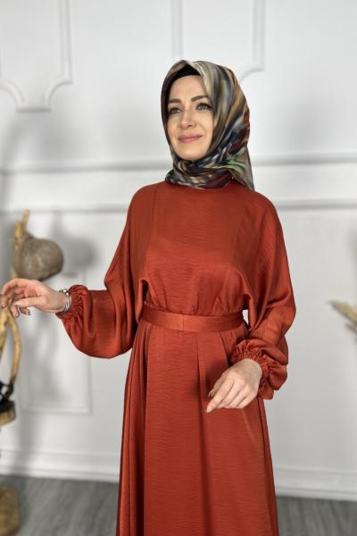 Dora Saten Ayrobin Abiye Elbise