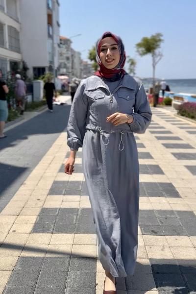 Gökçe Ceketli Elbise