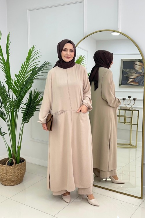 ELEGANCE TAKIM - BEJ