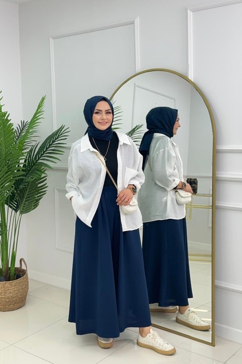 ETEK PANTOLON - LACİVERT