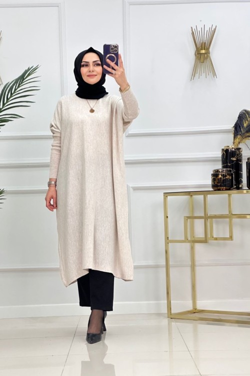 EVİN TRİKO TUNİK-BEJ