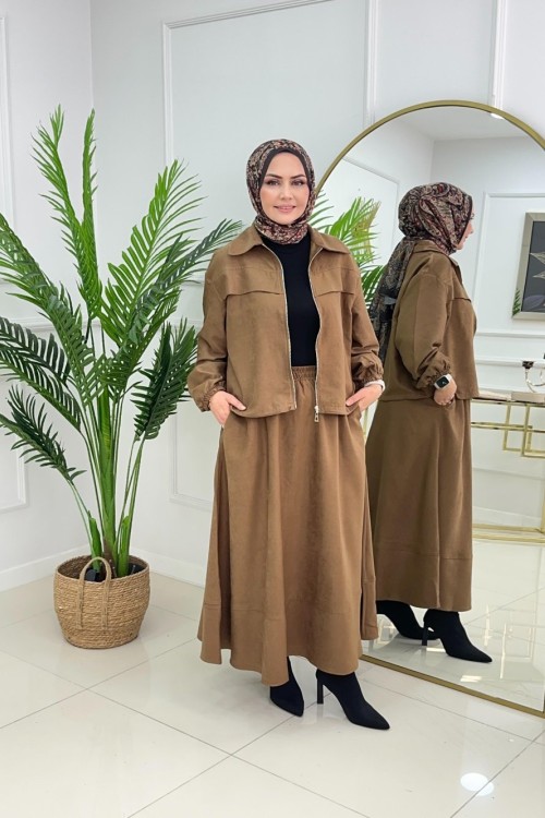 HİFA ETEKLİ TAKIM - CAMEL